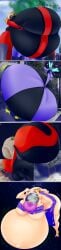 big_ass big_belly big_breasts burp cassie_lang desastur giantess marvel marvel_comics planet_vore snoup77 vore vore_belly
