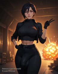 invisigal from dispatch (game) by odinsai