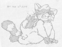 1boy annoyed arthropod balls barefoot clenched_teeth closed_eyes flea fleas greyscale hi_res insects itching lying male male_only mammal mizzyam monochrome on_side pencil_(artwork) raccoon scratching scratching_self semi-anthro sheath solo solo_male teeth traditional_media_(artwork) vice_(mizzyam)