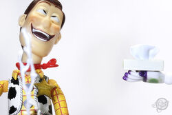 buzz_lightyear cross-eyed cum figure male_only meme photo_(medium) simple_background tissue toy_story white_background woody_pride