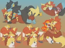 delphox from nintendo by zerofox1000