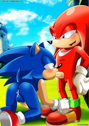 knuckles the echidna from sonic (series) by bbmbbf
