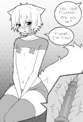 anthro blush cute dildo dildo_in_ass femboy furry furry_male girly inside_view male sexy shy vibrator vibrator_under_clothes