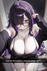 1girls ai_assisted armpit armpit_fetish armpit_hair armpits dark_armpits female female_only label_(nikke) lietempt solo sweat sweatdrop