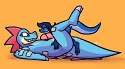 2026 4_fingers anthro anthro_on_anthro anthro_penetrated anthro_penetrating anthro_penetrating_anthro big_penis blue_body blue_hair blue_scales blush claws crocodilian cute_fangs duo erection eyewear fangs feet feraligatr finger_claws fingers from_front_position generation_2_pokemon genitals glans glasses grey_eyewear grey_glasses grin hair hip_grab humanoid_feet larger_anthro larger_male larger_penetrated legs_up lizard lying male male/male male_penetrated male_penetrating male_penetrating_male missionary_position motion_lines nintendo nude on_back penetration penis pink_glans pink_penis plantigrade pokemon pokemon_(species) red_hair reptile scales scalie sex sharp_teeth size_difference smaller_anthro smaller_male smaller_on_top smile teeth thick_penis thrusting toe_claws ulti_(ultilix) ultilix white_claws yellow_body yellow_eyes yellow_scales