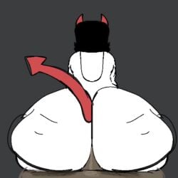 2boys anal anal_sex animated anus ass ass_bigger_than_head asshole big_ass big_ass_(male) black_hair bottom_heavy bottom_heavy_femboy colored_background dark_skinned_male demon demon_horns demon_tail evil_margan femboy gay gay_anal gay_sex halodouble horns huge_ass huge_ass_(male) oc original_character penetration penis penis_in_anus penis_in_ass plap plapping_ass plapping_big_butt plapping_butt red_horns red_tail tagme tail white_background white_skin