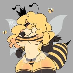 1girls bee bee_girl breasts female female_only oc original_character tagme tagme_(character) thighs zamzipperart