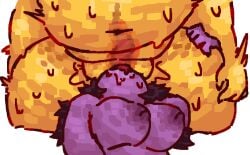 alphys anthro anthro_on_anthro belly big_belly big_breasts bodily_fluids breasts colored_line_art cunnilingus deep_cunnilingus deltarune dominant duo facesitting female female/female freckled_legs freckled_thighs freckles front_view fupa genital_fluids hair humanoid leg_grab long_tongue messy_hair oral overweight overweight_female penetration purple_body reptile scalie scaliescum sex shaded shaded_line_art shaking simple_background sitting_on_another size_difference slightly_chubby slightly_chubby_female squish student susie_(deltarune) sweat sweatdrop teacher teacher_and_student thick_thighs thigh_grab thigh_squish tongue tongue_penetration tremble_spikes trembling undertale_(series) vaginal_fluids vaginal_fluids_on_face vaginal_penetration white_background x-ray_view yellow_body