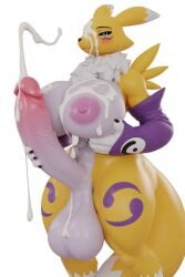 1futa 3d ai_generated anthro anthro_only areolae armwear ass balls big_balls big_breasts big_penis breasts cum cum_on_breasts cum_on_face cumshot digimon digimon_(species) furry furry_only furrypornaddiction futa_only futanari grabbing_own_breast gynomorph hourglass_figure huge_balls huge_breasts huge_cock hyper hyper_penis intersex long_penis masturbation neck_tuft nipples penile_masturbation penis purple_nipples purple_penis renamon simple_background tail two-tone_fur white_fur yellow_fur