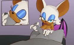 rouge the bat from sega by spikeybluething