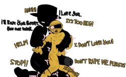 about_to_be_raped abuse abused abused_male artist_name begging_for_mercy begging_to_stop big_penis black_(sprunki) bleeding_nose bulge dirty duo femboy forced forced_spreading forced_spreading_legs garnold_(sprunki) gay gay_male gay_rape genitals gold_body gold_skin imminent_anal imminent_penetration imminent_rape imminent_sex incredibox_mod justkittyful male male/male male_only male_rape male_rape_victim male_raped nosebleed on_penis penis penis_bulge rape_victim raped_male self_upload simple_background sitting_on_penis small_bulge smaller_male spread_legs sprunki text watermark white_background