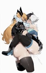 1futa 1girls 2d 2d_(artwork) futa_on_female futanari luna_snow luna_snow_(marvel_rivals) magik_(illyana_rasputin) magik_(marvel_rivals) marvel marvel_comics marvel_rivals masoq095
