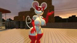 1girls 3d 3d_(artwork) alternate_version_available big_breasts big_ears big_thighs boots breasts curvy elbow_gloves eye_mask female female_only freckles gloves kabalmystic_(style) long_tail mario_(series) mask mouse ms._mowz naked nintendo nipples nude open_mouth outdoors paper_mario paper_mario:_the_thousand-year_door pussy red_boots red_gloves red_mask round_ears solo tail thhypercombine12 thick thick_hips thick_thighs thigh_boots thighs white_fur wide_hips wink