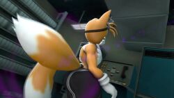 1boy animated anthro ass ass_expansion ass_focus big_ass bubble_butt dumptruck_ass expansion femboy growth huge_ass hyper_ass large_ass looking_back male male_only miles_prower ripped_clothing sega shorter_than_10_seconds solo sonic_(series) sonic_the_hedgehog_(series) sound tagme tails_the_fox thick_thighs thordersfm video wide_hips