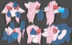 animal_genitalia animal_penis anthro ball_suck balls balls_on_face balls_on_head balls_on_nose big_penis black_body black_fur blush breath cherry_(ztwidashz) digital_media_(artwork) duo eeveelution erection fellatio female female_penetrated feral fur generation_2_pokemon genitals hair hi_res kissing knot leg_grab leg_hug legendary_pokemon looking_at_viewer lugia male male/female male_penetrating male_penetrating_female nintendo nipples nuke_(stealthyspirit) open_mouth oral oral_penetration panting penetration penile penis pokemon pokemon_(species) pressing_against pulling_hair saggy_balls sex sheath sheath_play size_difference smile solo stealthyspirit sucking tail text tongue touching_hair umbreon white_body