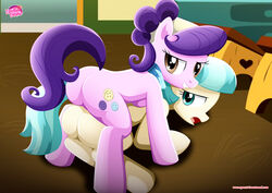 2girls coco_pommel equestria_untamed female friendship_is_magic multiple_girls my_little_pony suri_polomare tagme