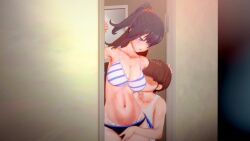 1boy1girl 1girl1boy 1girls 3d 3d_animation 3d_model 3d_render animated animation anime_character ass bikini bikini_top black_hair blue_eyes breasts cowgirl_position cum cum_in_pussy cum_inside female fluid_animation fluids fluids_genitals gridman_universe gridman_universe_(film) hongcha03 infidelity juicy_ass juicy_butt juicy_pussy koikatsu masturbation netorare ntr nude nude_female nude_male oblivionis19 ponytail sex sexy_pose short_video shorter_than_30_seconds sound sound_effects ssss.dynazenon ssss.gridman swimsuit swimwear tagme takarada_rikka thick_thighs video white_body white_skin