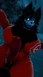1futa 3d anthro big_breasts big_penis breasts canid canine_penis futanari intersex jumpsuit kiss_mark kiss_mark_on_penis knot knotted_penis looking_at_viewer looking_down mal0 malo penis_piercing piercing pov scp-1471 scp-1471-a scp-1471-a_(da.nilkaz) scp_foundation sloppydragons solo vrchat zipper_down