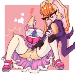 breasts climax climax_female clothed curiosity detachable_head detached_head exposed_breasts exposed_pussy female female_head/male_body headless headless_female headless_woman headswap helpless helpless_female milf neox_(ellipsisnexus) selfcest sonic_(series) sonic_the_hedgehog_(series) vanilla_the_rabbit