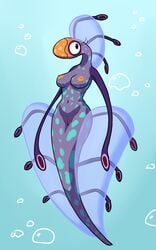 airsack anthrofied bladderfish breasts female fish full-length_portrait full_length marine navel nipples portrait prurientpie pussy solo standing subnautica tentacle