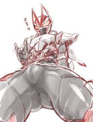ace ukiyo from kamen rider by torimotsukinkan