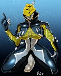 121gigawatts 1futa breasts dickgirl futanari intersex mesa_(warframe) penis solo solo_futa uncensored warframe