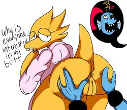 alphys from undertale by jaynatorburudragon