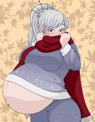 weiss schnee from rwby by spaceseacow