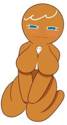 big_breasts blue_eyes cookie_run cookie_run_kingdom gingerbrave rule_63 solo solo_female