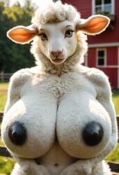 1female 1girls ai_assisted ai_generated anthro anthro_female anthro_focus anthro_only barnyard black_areola black_nipples civitai coloredbin.ai coloredbin_ai farm farm_background female female_anthro female_focus female_only fluffy_fur fluffy_hair front_view front_view_focus huge_boobs huge_breasts humanoid humanoid_anthro humanoid_female innocent innocent_expression large_boobs large_breasts large_tits massive_boobs massive_breasts massive_tits outdoor_exposure outdoor_nudity outdoors outside outside_nudity plump_boobs plump_breasts plump_tits portrait realistic safari_girls seductive seductive_eyes seductive_gaze seductive_look sheep sheep_ears sheep_girl solo solo_anthro solo_female solo_focus standing standing_position upper_body upper_body_focus upper_body_only white_fur white_hair