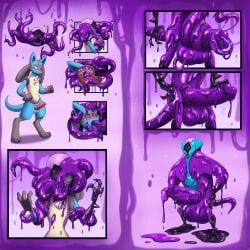 absurd_res alien animal_genitalia assimilation ben_10 brainwashing cartoon_network cybernetics cyborg dnalien dragon goo_creature goo_transformation gooborg goopy hi_res hypnosis knot lucario machine melting merge_tf merging mind_control mythological_creature mythological_scalie mythology naritsu nintendo permanent permanent_transformation pokémon_(species) pokemon pokemon_(species) scalie slime takeover transformation
