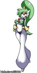 creatures_(company) female female_only game_freak gardevoir harem_pants midriff nintendo pokemon revealing_clothes shantae shantae_(character) wayforward