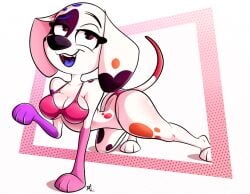 101_dalmatian_street 101_dalmatians 1girls 2025 all_fours anthro anthro_dog anthro_female anthro_focus anthro_only anthrofied anthropomorphic arm_raised artist_signature ass big_ass big_breasts big_butt bikini breasts canid canine canis da_vinci_(101_dalmatians) dalmatian digital_drawing_(artwork) digital_media_(artwork) disney domestic_canine domestic_dog eyelashes fangs feet female female_anthro female_canine female_dog female_focus female_only female_solo floppy_ears furry furry_art hi_res high_resolution highres huge_ass huge_boobs huge_breasts huge_butt kneeing large_ears looking_at_viewer looking_pleasured multicolored_body multicolored_fur naked naked_anthro naked_female nude nude_anthro nude_female open_mouth open_smile paws pink_bikini pink_nipples pkbrnsh0ck_(artist) pleasured pleasured_face pleasured_female posing posing_for_the_viewer posing_for_viewer posing_naked posing_nude raised_arm red_eyes sexy sexy_face sexy_female sexy_pose simple_background smile smiling smiling_at_viewer solo solo_anthro solo_female solo_focus spots spotted_body spotted_fur tail thick thick_ass thick_butt thick_female thick_thighs white_body white_fur zoophilia