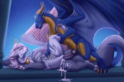 aladar_eners blackbatwolf blue_body bodily_fluids cum cum_in_pussy cum_inside dragon duo erection european_mythology female female_penetrated feral feral_on_feral feral_penetrated feral_penetrating feral_penetrating_feral fur furred_dragon furred_scalie genital_fluids genitals hi_res horn knot male male/female male_penetrating male_penetrating_female membrane_(anatomy) membranous_wings messy mythological_creature mythological_scalie mythology night nimaria orgasm penetration penile penile_penetration penis penis_in_pussy pussy scalie sex sharp_teeth spread_legs spreading tail teeth tongue tongue_out vaginal_penetration vaginal_penetration western_dragon wings