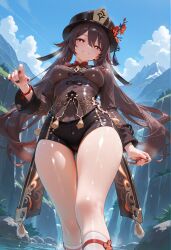 hu tao (genshin impact) from genshin impact by fuwako