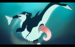 2025 after_sex after_vaginal animal_genitalia animal_penis artist_logo belly big_belly black_bars black_body blush bodily_fluids bubble cetacean cetacean_genitalia cetacean_penis cum cum_in_pussy cum_in_water cum_inside cum_trail dolphin dorsal_fin dragon duo erection female female_feral female_prey feral feral_on_feral feral_pred feral_prey fin flukes genital_fluids genital_slit genitals head_first hi_res hybrid letterbox logo male male/female male_feral male_pred mammal mammary_slits marine motion_lines multicolored_body mythological_creature mythological_scalie mythology neck_bulge oceanic_dolphin oral_vore orca otis_(rothar) partially_inside penis pussy quadruped scalie tapering_penis toothed_whale two_tone_body underwater vein veiny_penis vore water watermark wesphin white_body