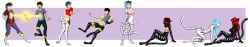 2022 absurd_res anthro areola ass bedroom_eyes biped black_body black_hair black_stripes blue_eyes blue_hair blue_highlights blush bottomwear breasts brown_hair clenched_teeth clothed clothing colored crawling denim denim_bottomwear denim_clothing digitigrade duo duo_transformation eyewear falling_over felid female front_view fur fur_growth gender_transformation genitals glasses growth hair half-closed_eyes hi_res highlights_(coloring) human human_to_anthro jeans john_(swack16) long_image looking_at_own_tail looking_back looking_pleasured male mammal mtf_transformation narrowed_eyes navel nipples nude open_mouth pantherine pants pawpads pink_nose pink_pawpads pupils pussy rear_view red_clothing red_eyes red_hair red_highlights red_shirt red_topwear seductive sequence shirt simple_background sitting sitting_on_ground slit_pupils species_transformation standing stripes t-shirt tail tail_growth teeth tiger tomek1000 tomek1000_(character) topwear torn_clothing transformation transformation_sequence transformation_through_magic vest white_body white_fur white_stripes wide_image