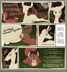 2015 autumndeer cervine comic deer dialogue female feral green_eyes hooves looking_back mammal noncon nonconsensual pink_nose purple_eyes pussy rodent squirrel