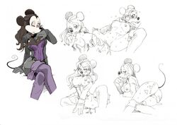 minnie mouse from disney by twistedterra