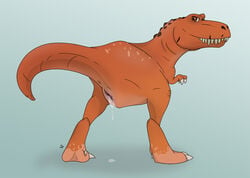 anus clitoris cum dinosaur dirty.paws disney feral feral_only pixar presenting presenting_pussy pussy pussy_juice ramsey solo the_good_dinosaur theropod tyrannosaurus_rex