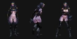 quarian from mass effect by tashio