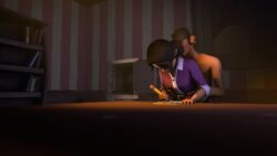 3d anal desk doggy_style female male miss_pauling multitasking scout_(team_fortress_2) source_filmmaker team_fortress team_fortress_2