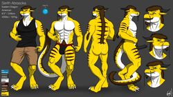 dragon eastern_dragon erection male model_sheet serith solo vogelrove