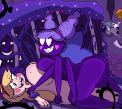 2girls ass big_ass big_breasts breast_press breasts disney duo female female_only insect ludo_(svtfoe) mewberty multiple_girls mystephrin nude selfcest star_butterfly star_vs_the_forces_of_evil straight_hair symmetrical_docking yuri