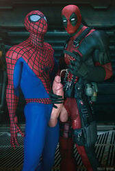 2boys 3d balls big_penis cum cum_on_clothes cum_on_hand cumshot daddy deadpool ejaculation erection fraternity frottage gay handjob killystein male male_focus male_masturbation male_only male_orgasm manly marvel mask masked_male masturbation multiple_boys mutual_handjob mutual_masturbation orgasm penile_masturbation penis penis_out peter_parker projectile_cum smooth_skin spandex spider-man spider-man_(series) stroking stroking_cock stroking_penis superhero wade_wilson yaoi