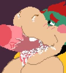 2boys ahe_gao animated bowser cocoronut cum cum_from_nose cum_in_mouth cum_in_nose cum_inside deepthroat disembodied_penis fellatio fucked_silly looking_pleasured male male_only mario_(series) multiple_boys nintendo oral penis pixel sex simple_background solo_focus video_games yaoi