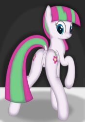 2016 anus blossomforth_(mlp) cutie_mark equine female feral friendship_is_magic joeyh3 looking_at_viewer mammal my_little_pony pegasus pussy solo wings