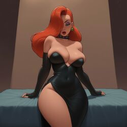 jessica rabbit from disney by phophopho
