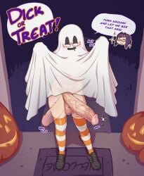 1futa 2025 balls bedsheet bedsheet_ghost bedsheets big_penis breasts clothed clothing dick dickgirl eggplant_(sulcate) erection fat_cock futa_only futanari ghost_costume halloween huge_cock human intersex large_penis light-skinned_futa light_skin massive_penis mostly_nude original original_character outerwear penis retracted_foreskin sheet sheet_ghost sheets standing sulcate swinging_penis tagme text thick_penis trick_or_treat trick_or_treating uncensored veiny_penis