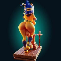 ankha from animal crossing by officer rhu